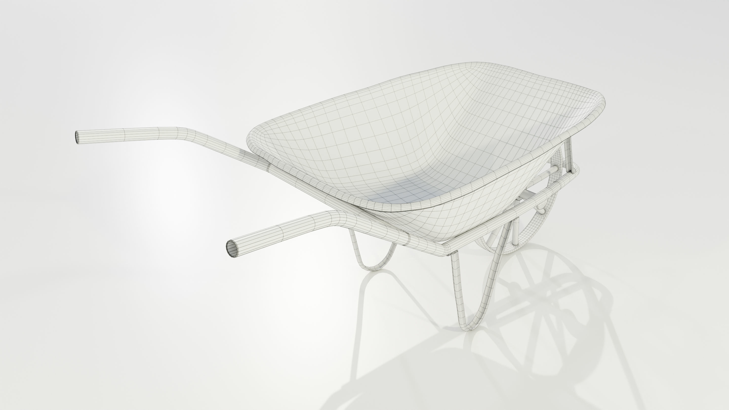 Old Rusty Wheelbarrow 3D model_15