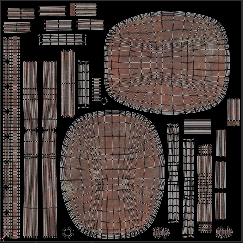 Old Rusty Wheelbarrow 3D model_11