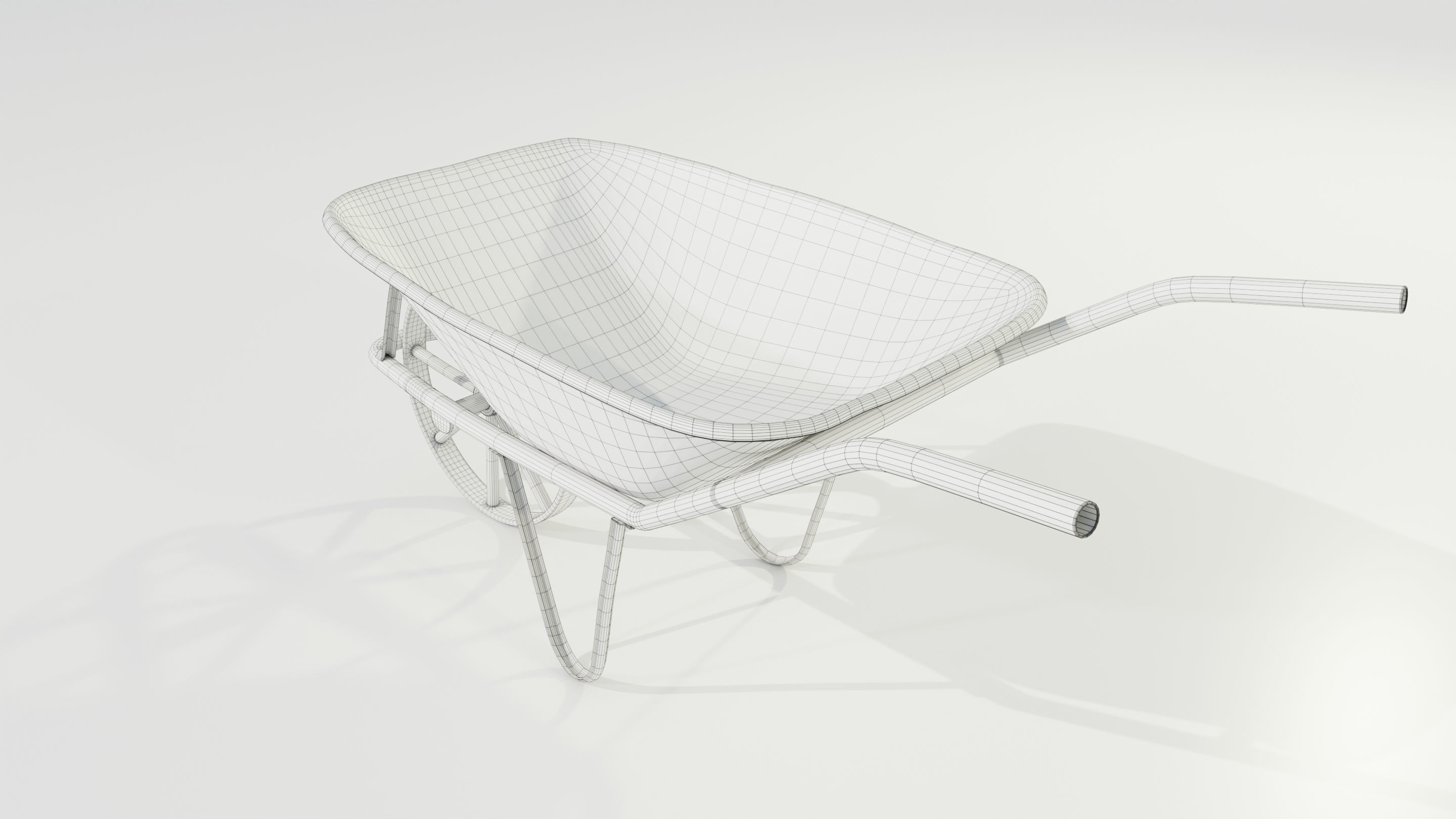 Old Rusty Wheelbarrow 3D model_14