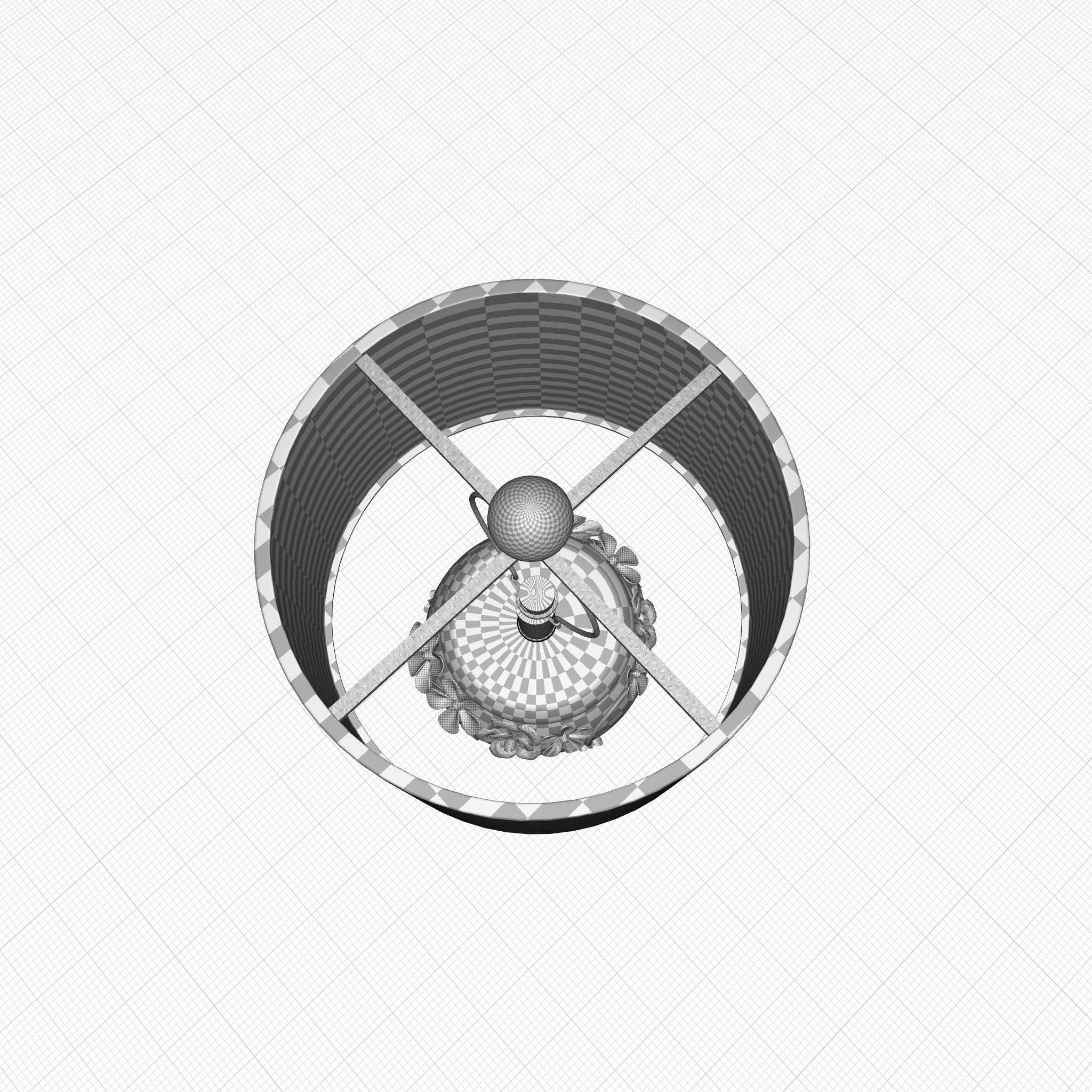 Bilderback Ivory Table Light Lamp 3D model_6