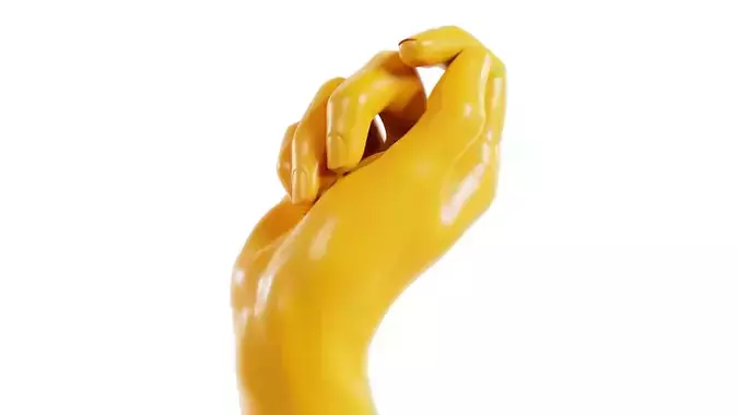 Relaxed Fist Realistic Hand