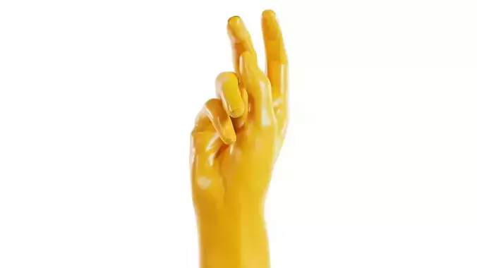 Relaxed Grip Realistic Hand
