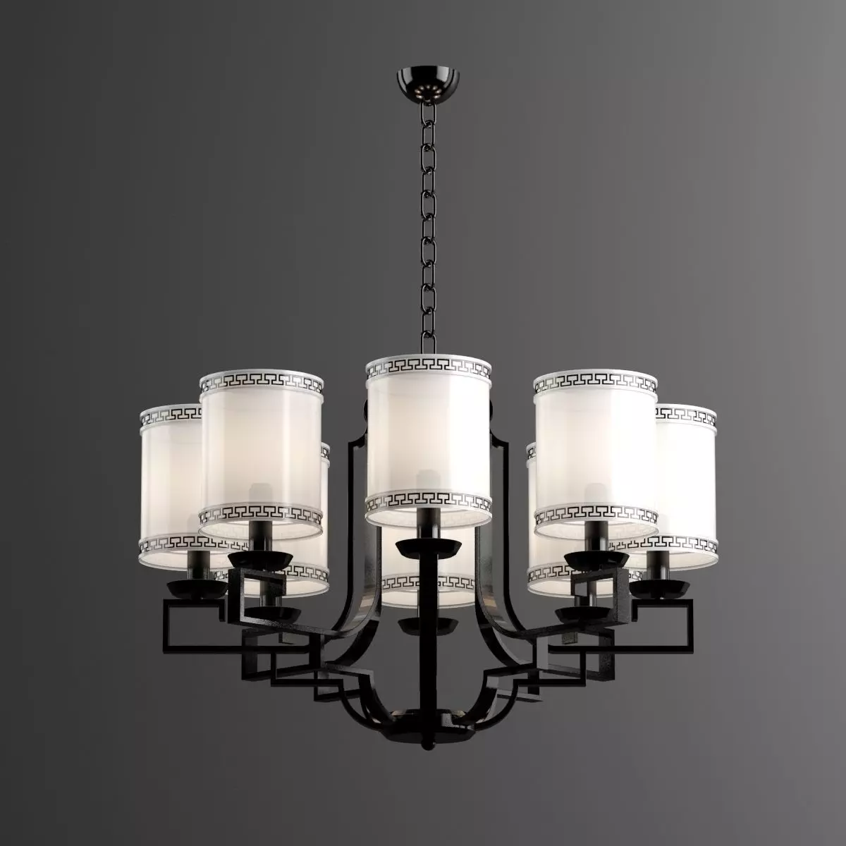 Ceiling light 3D model_0