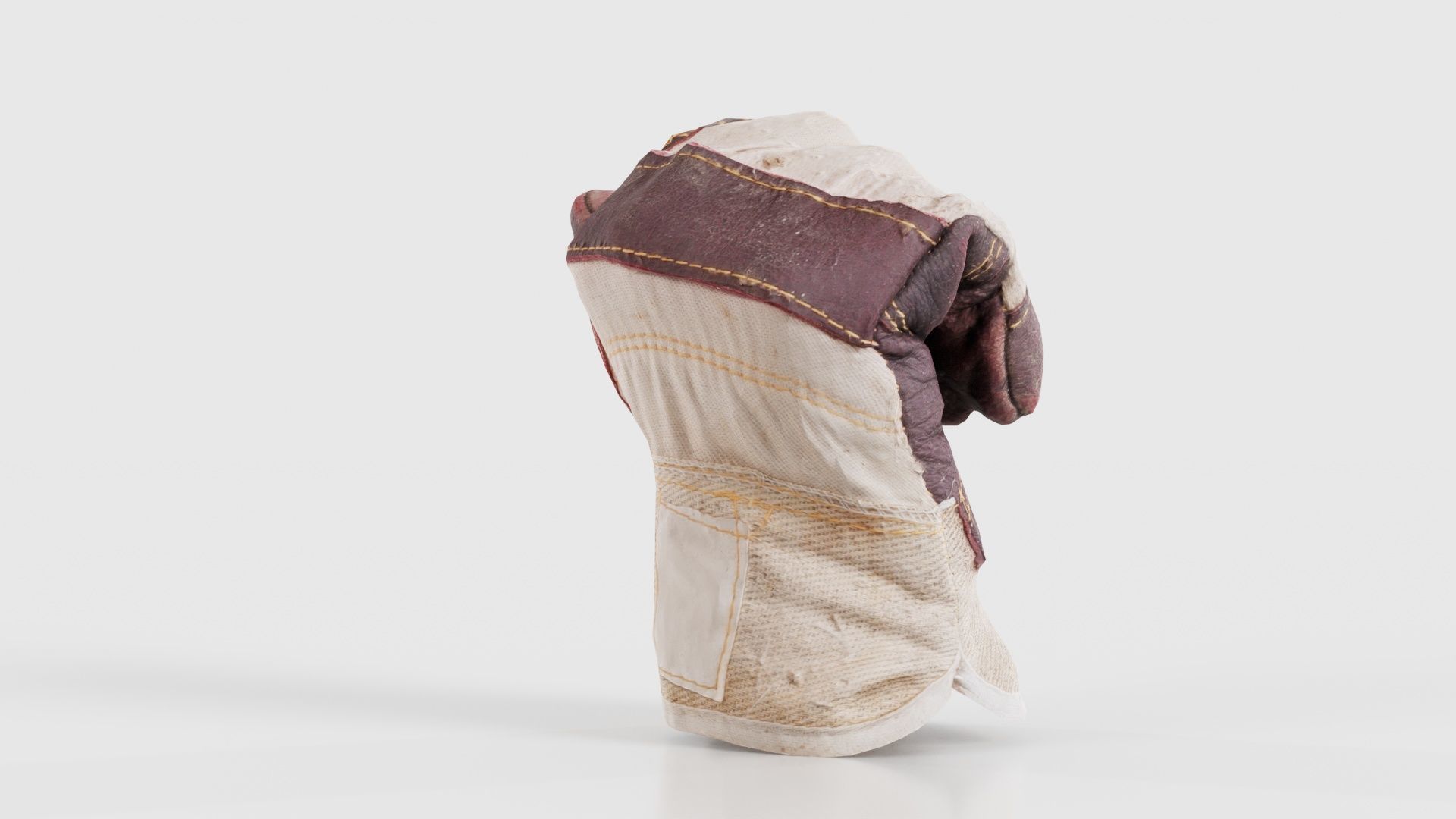 Gloved Hand 003 Low-poly 3D model_25