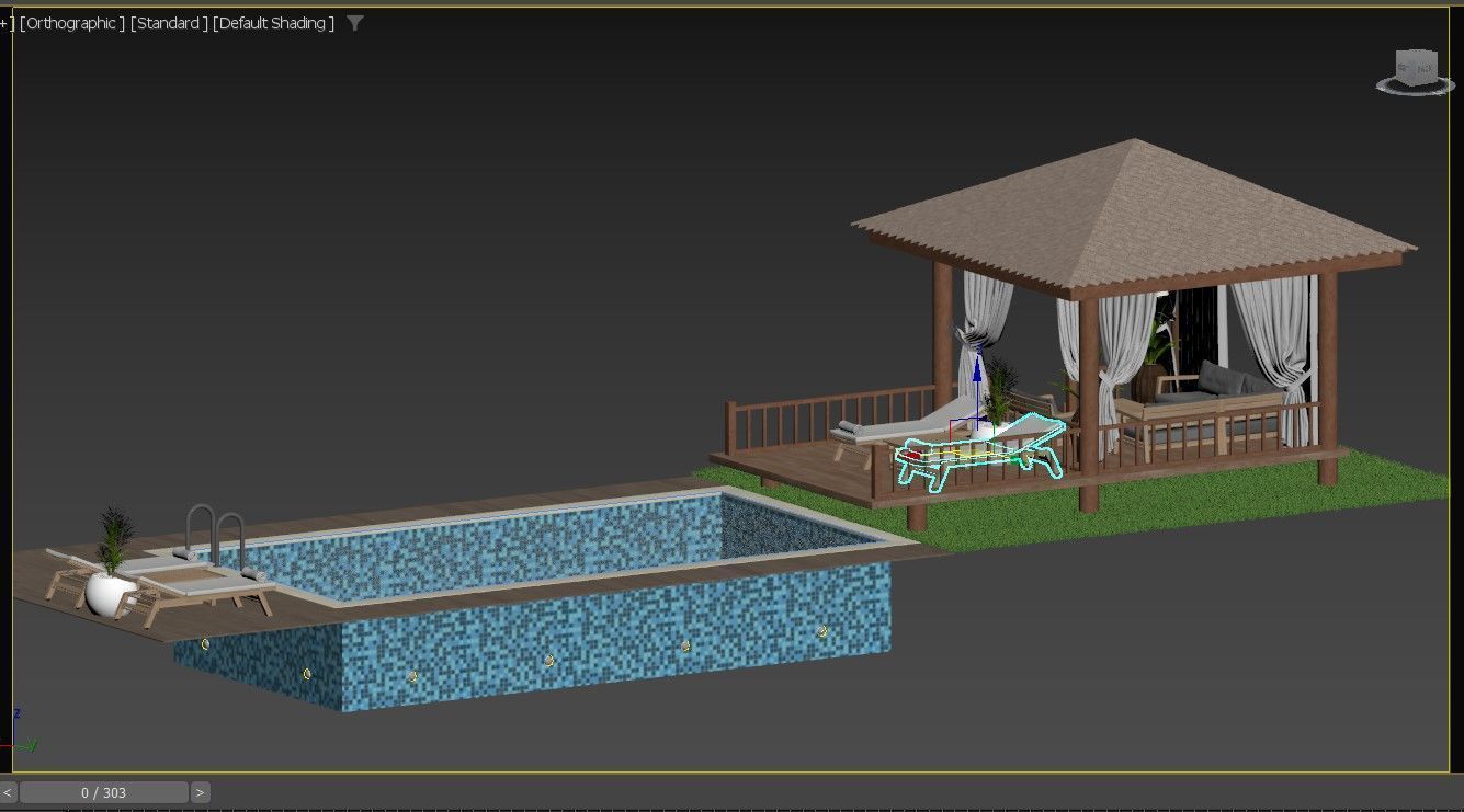 Swimming Pool 7 3D model_6