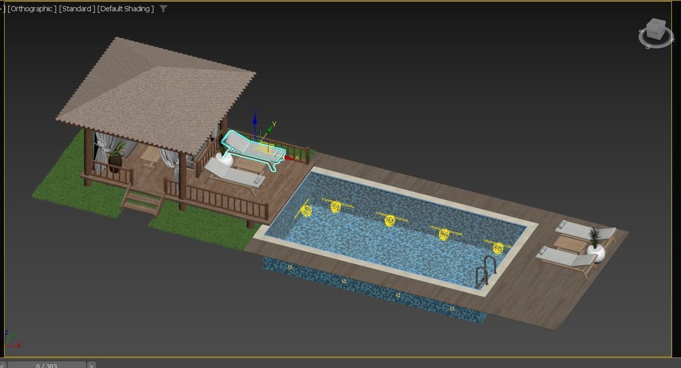 Swimming Pool 7 3D model_5