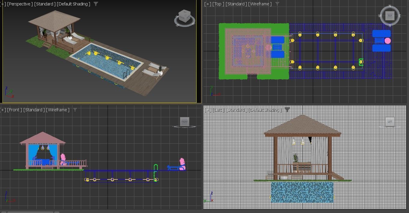 Swimming Pool 7 3D model_9