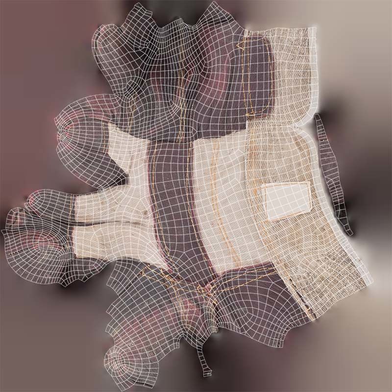 Gloved Hand 005 Low-poly 3D model_14