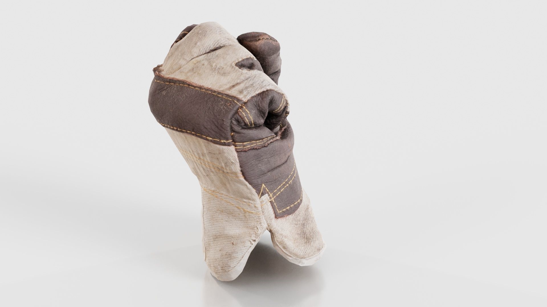 Gloved Hand 008 Low-poly 3D model_20