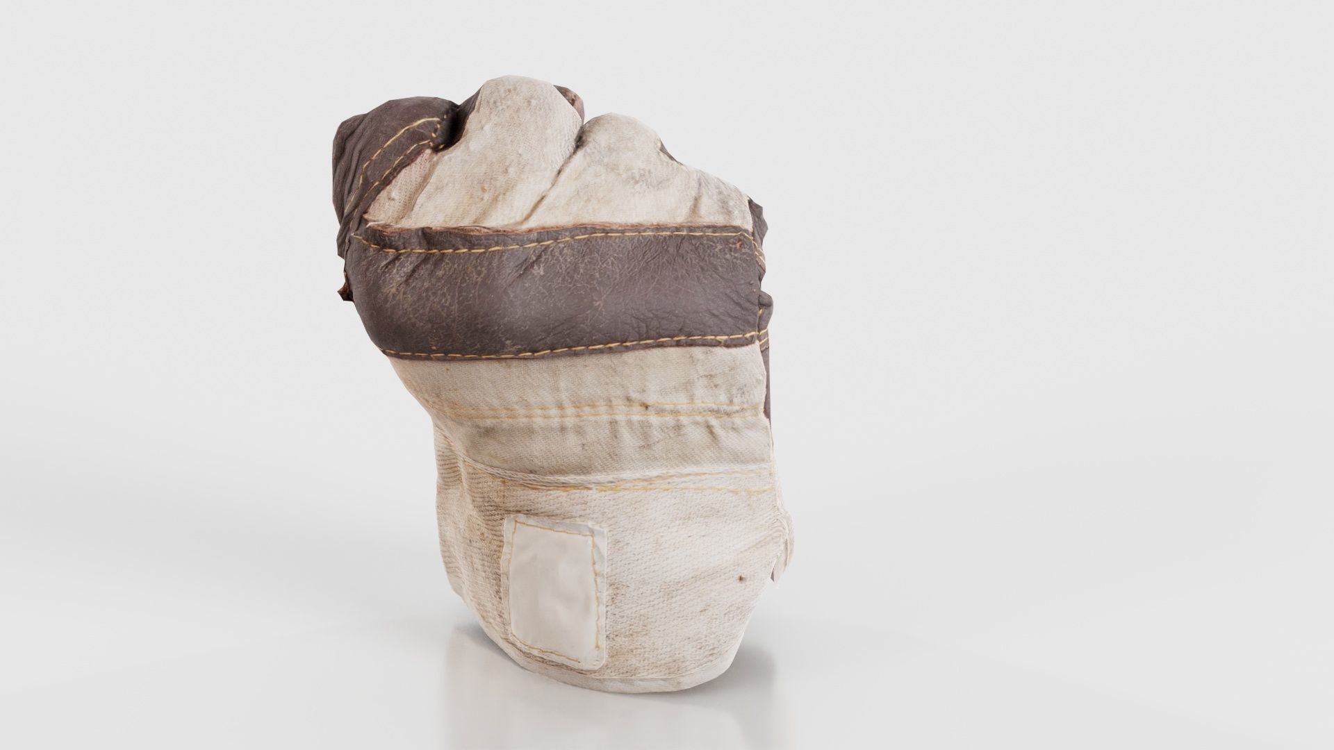 Gloved Hand 008 Low-poly 3D model_22