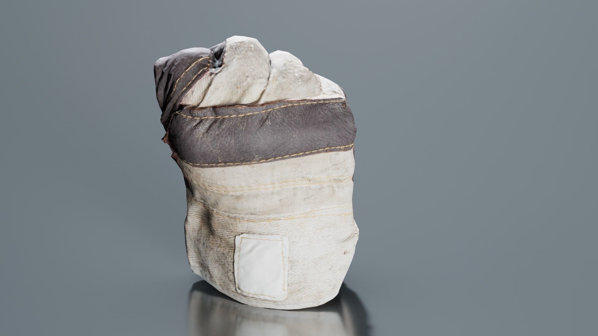 Gloved Hand 008 Low-poly 3D model_6