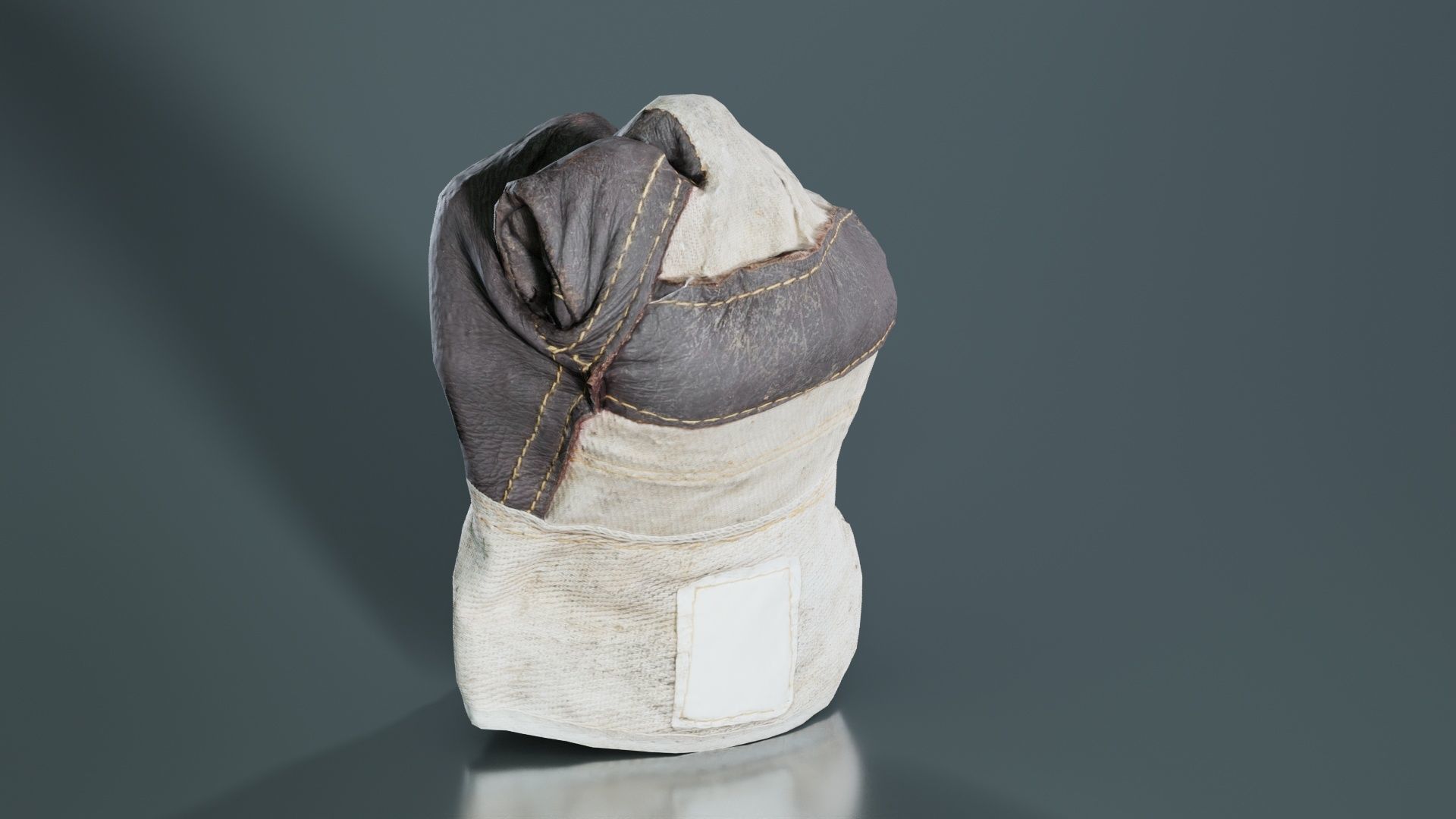 Gloved Hand 008 Low-poly 3D model_4