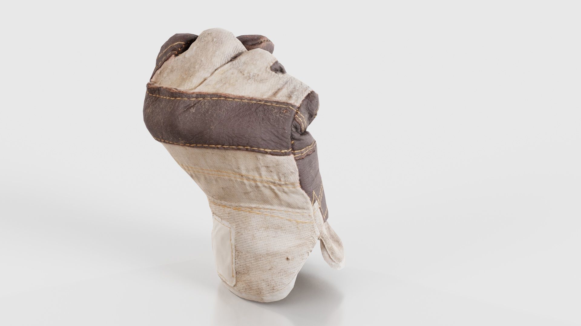 Gloved Hand 008 Low-poly 3D model_21