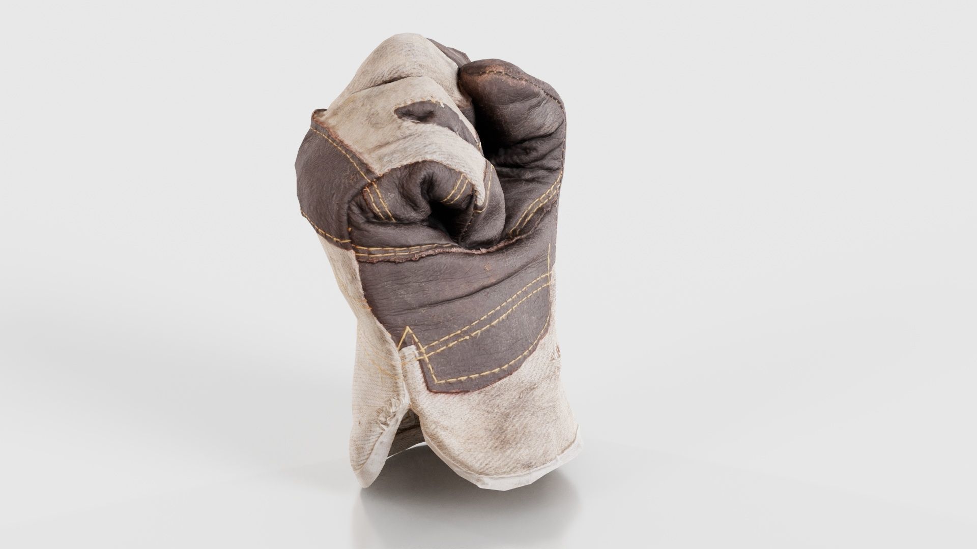 Gloved Hand 008 Low-poly 3D model_19