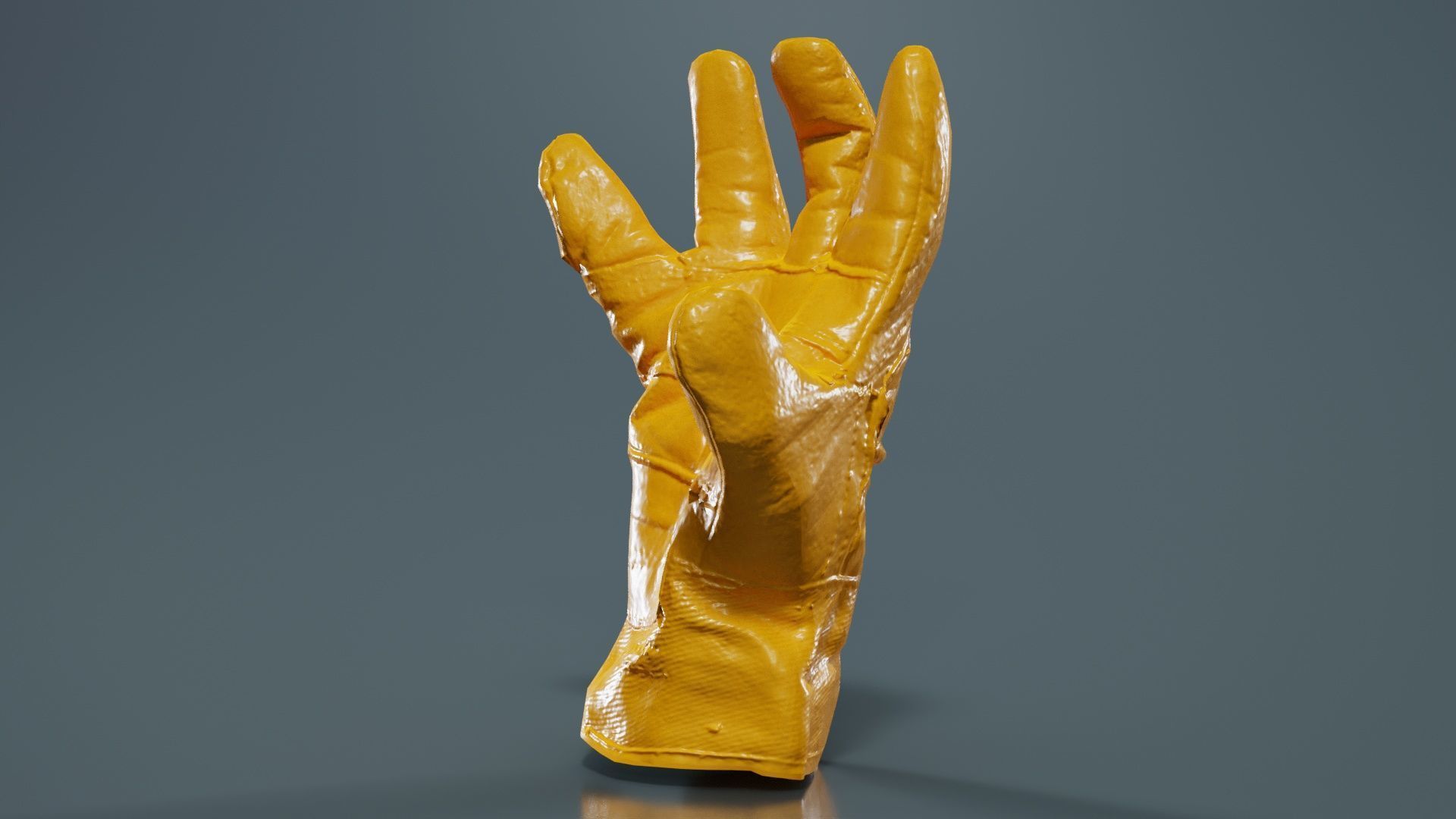 Gloved Hand 010 Low-poly 3D model_12