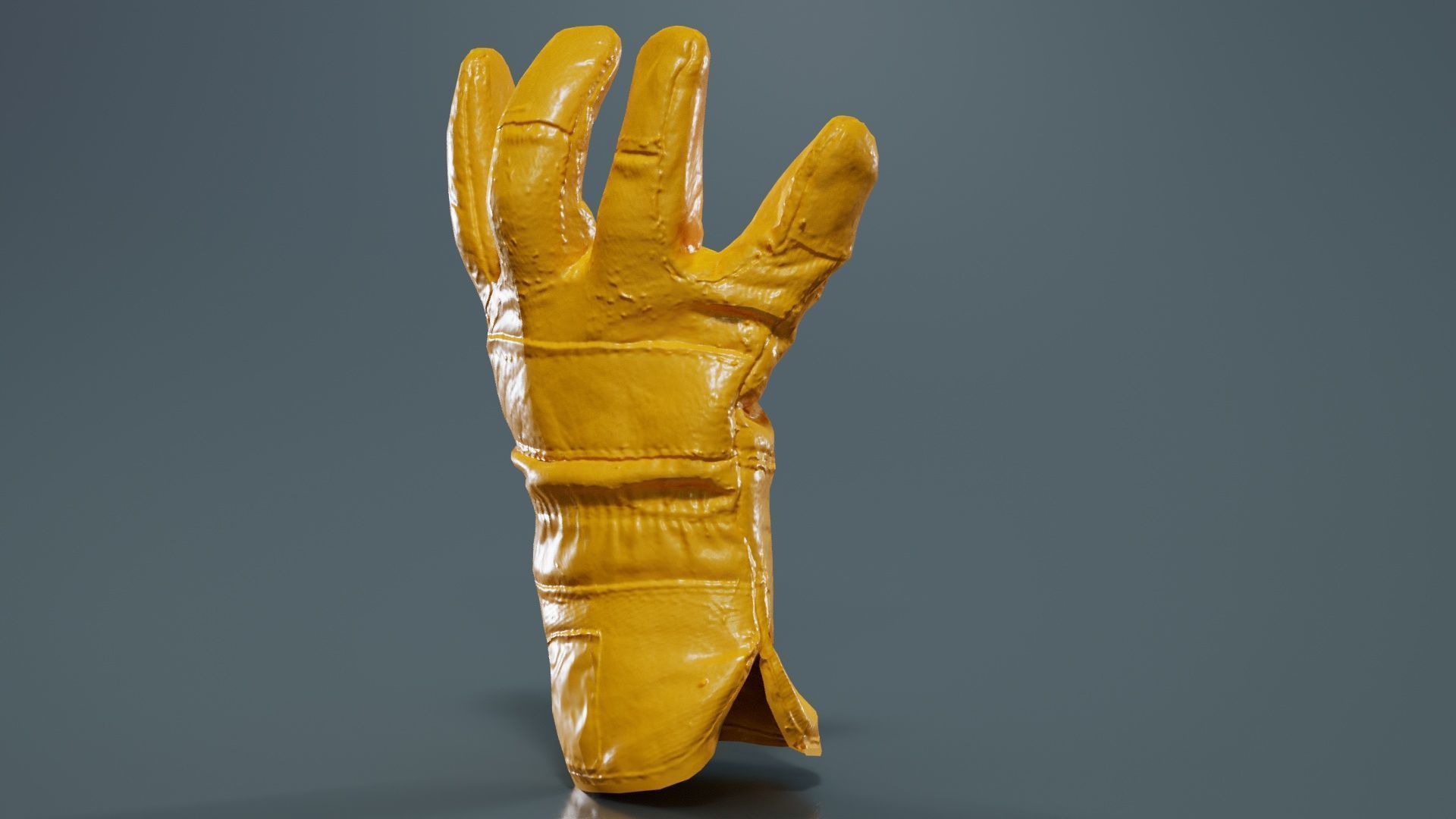 Gloved Hand 010 Low-poly 3D model_13