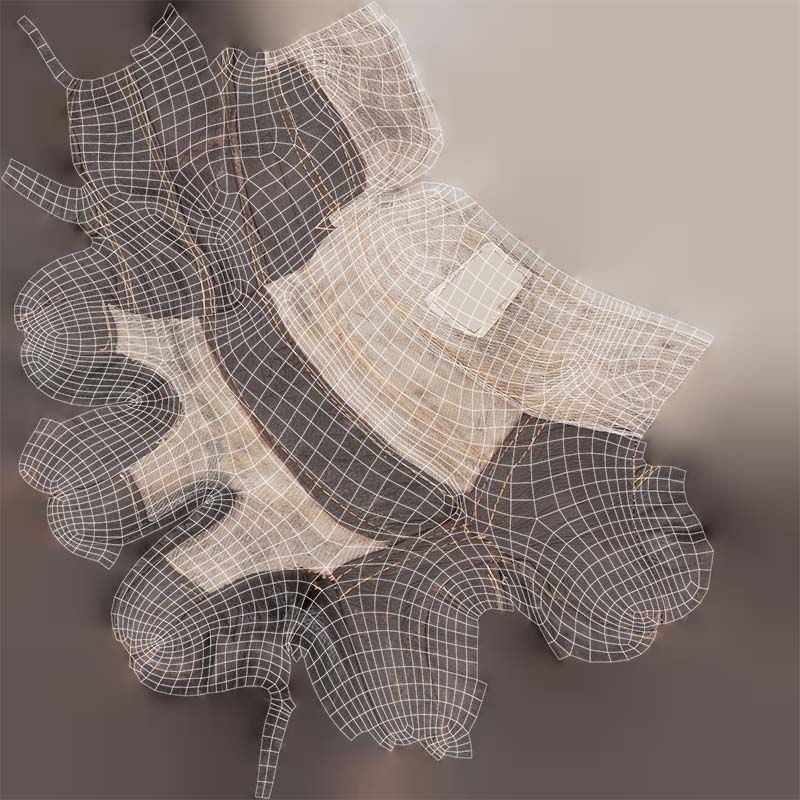 Gloved Hand 010 Low-poly 3D model_14