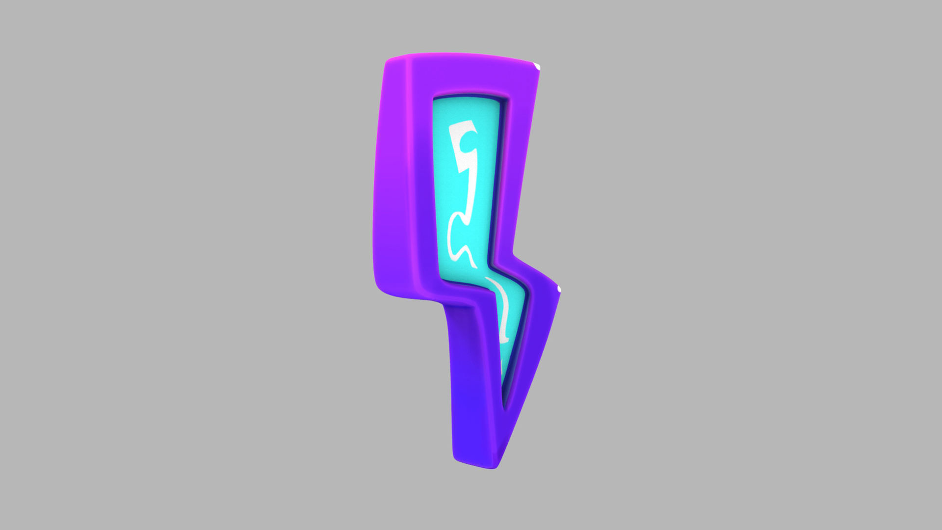 3D Sword and thunder Model Low-poly 3D model_6