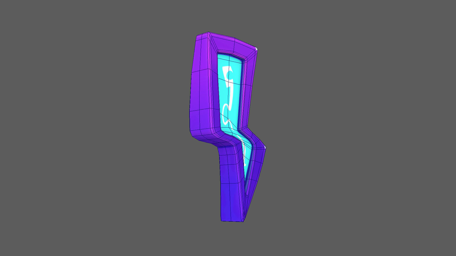 3D Sword and thunder Model Low-poly 3D model_5
