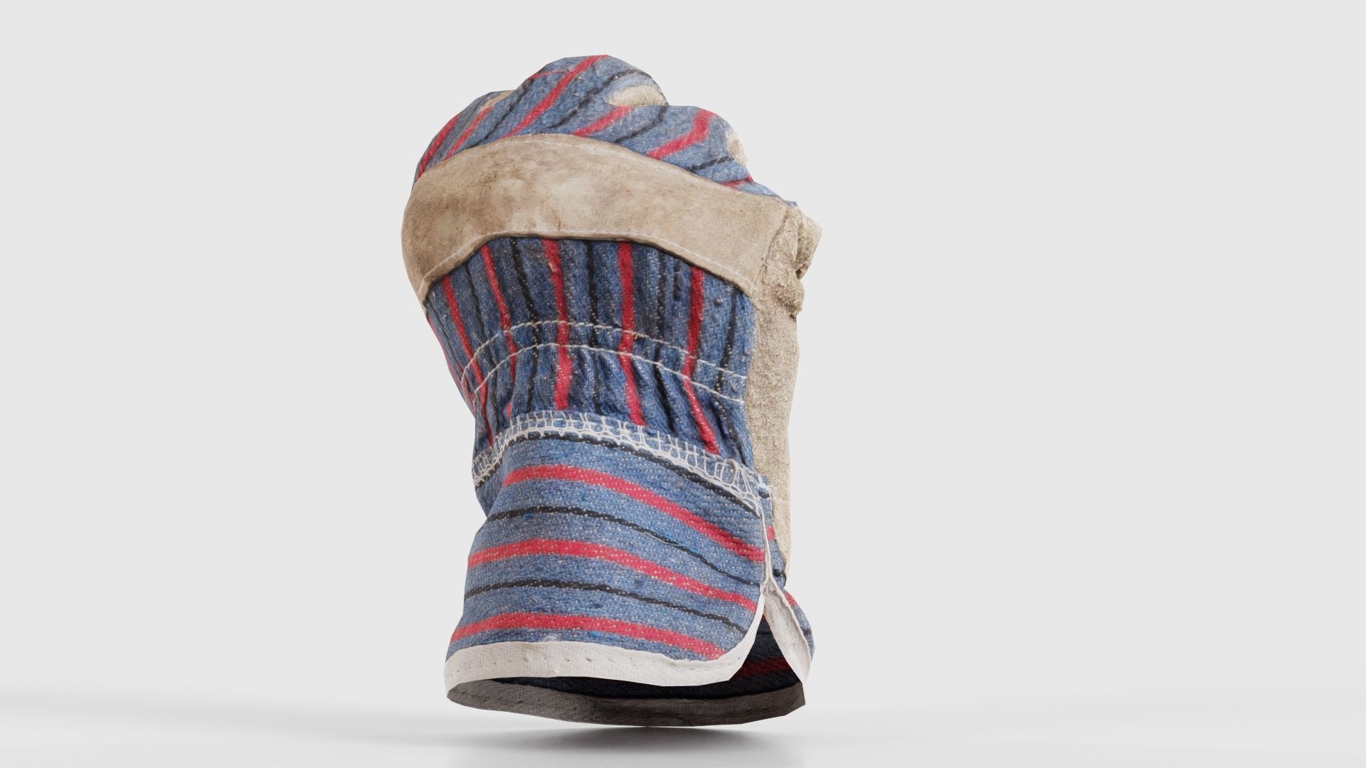 Gloved Hand 013 Low-poly 3D model_21