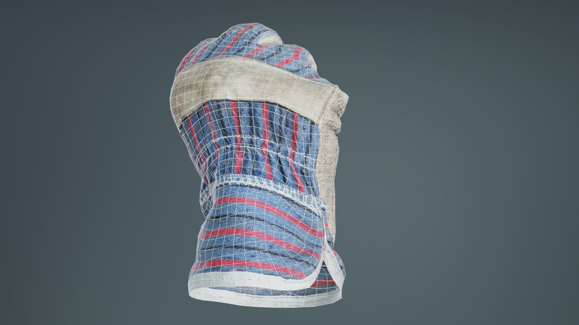 Gloved Hand 013 Low-poly 3D model_10