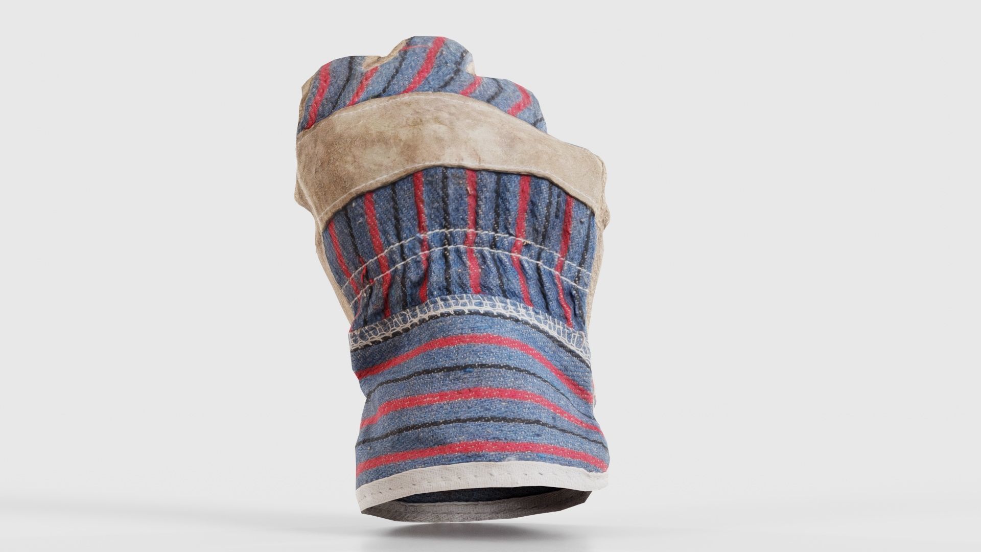 Gloved Hand 013 Low-poly 3D model_22