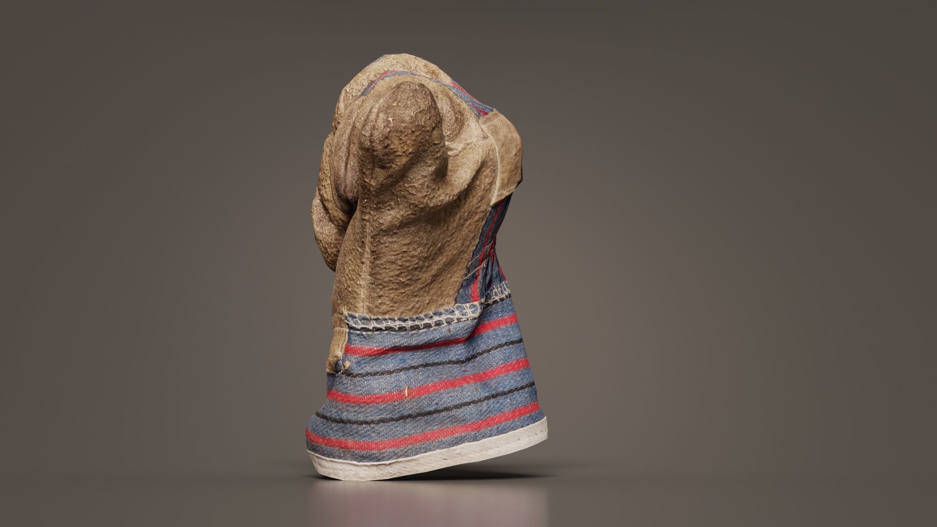 Gloved Hand 015 Low-poly 3D model_8