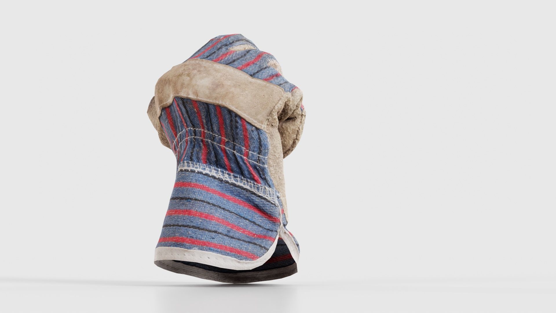 Gloved Hand 015 Low-poly 3D model_19