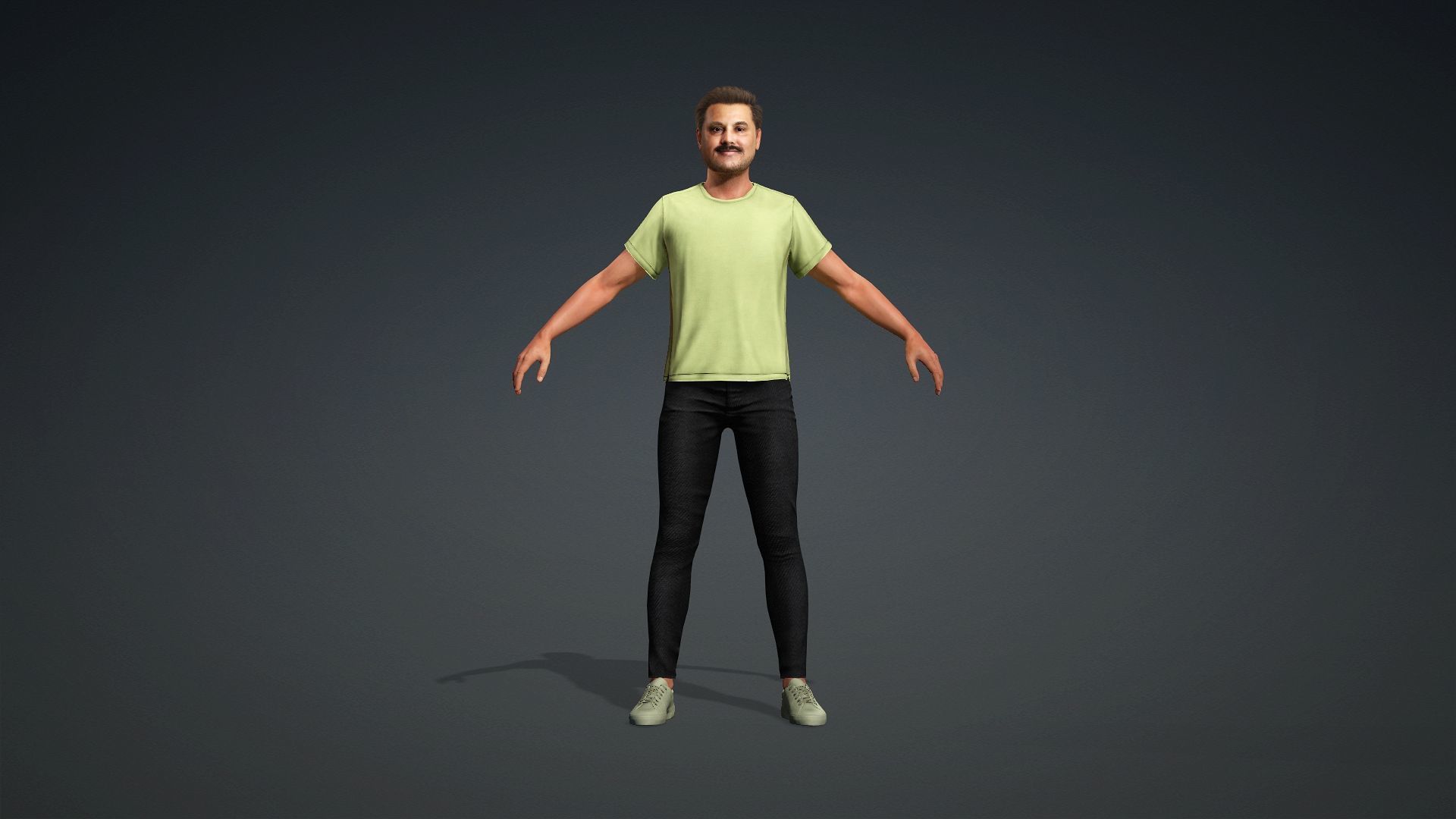 Realistic 3D Male Model 3D model_2