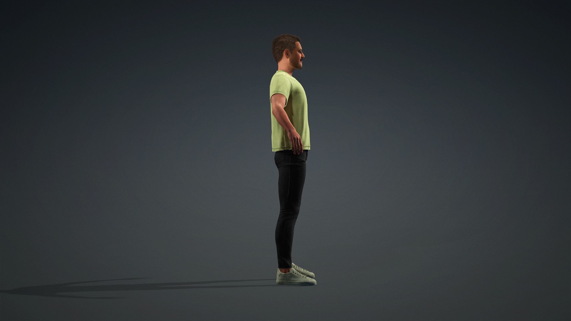 Realistic 3D Male Model 3D model_3