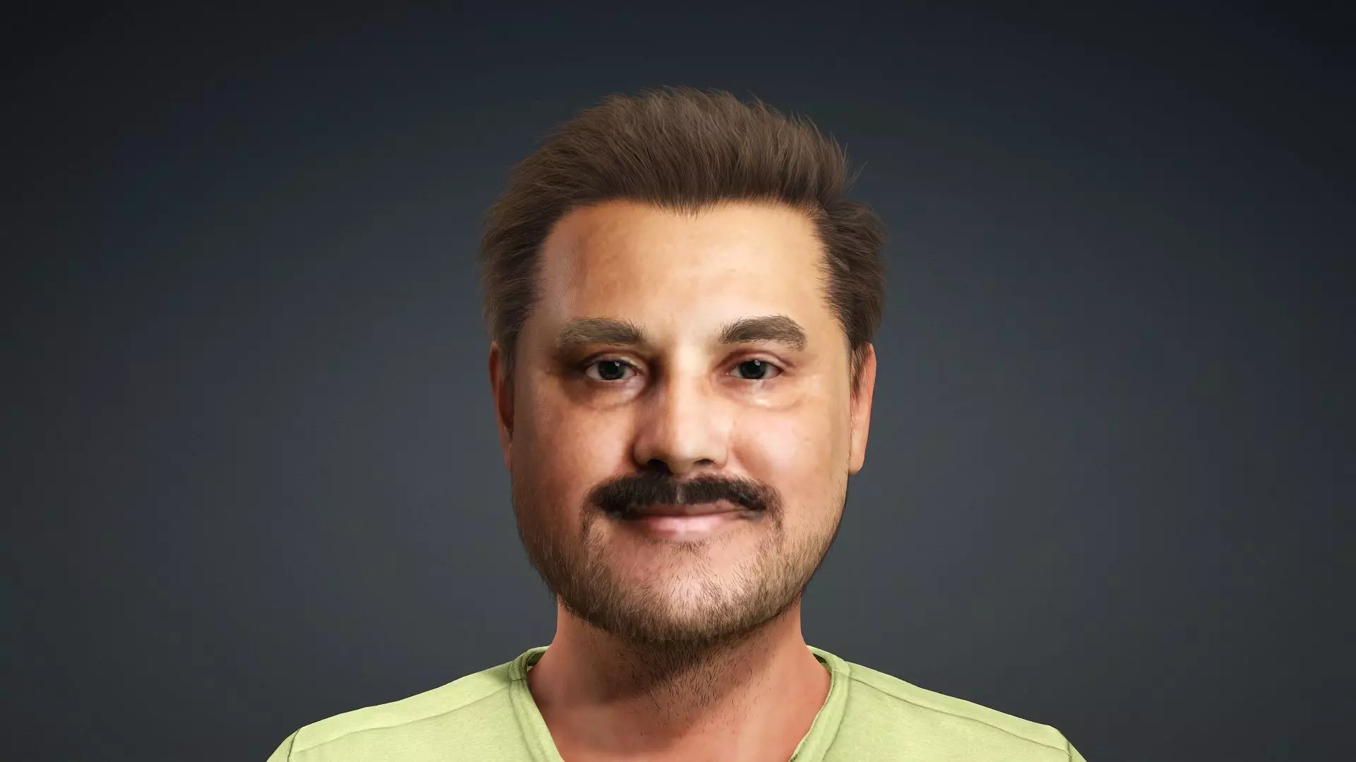 Realistic 3D Male Model 3D model_0