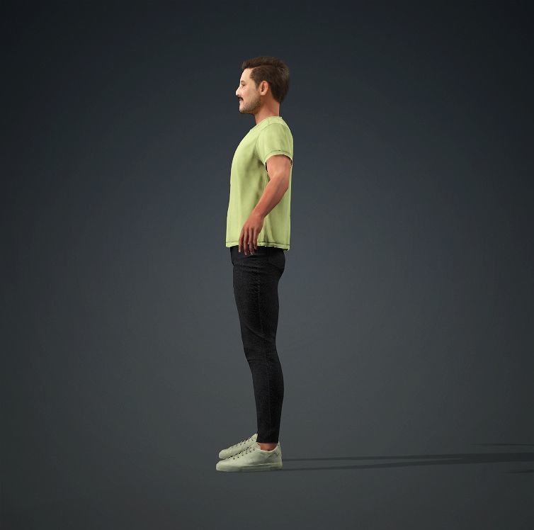 Realistic 3D Male Model 3D model_5