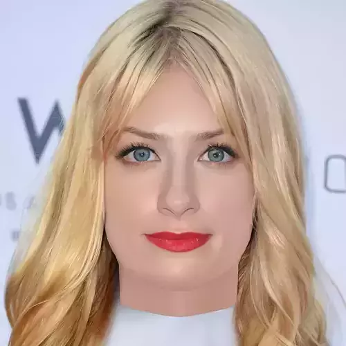 Beth Behrs Head - No Hair - Low poly head for game 
