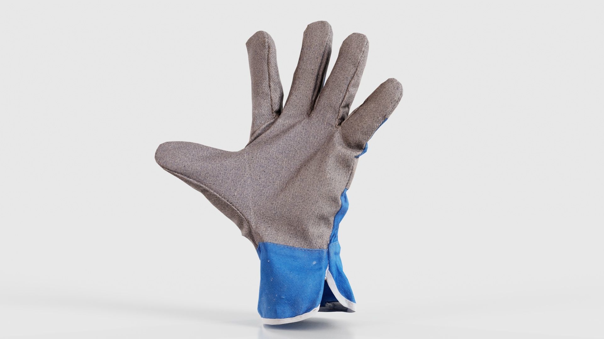 Gloved Hand 019 Low-poly 3D model_20