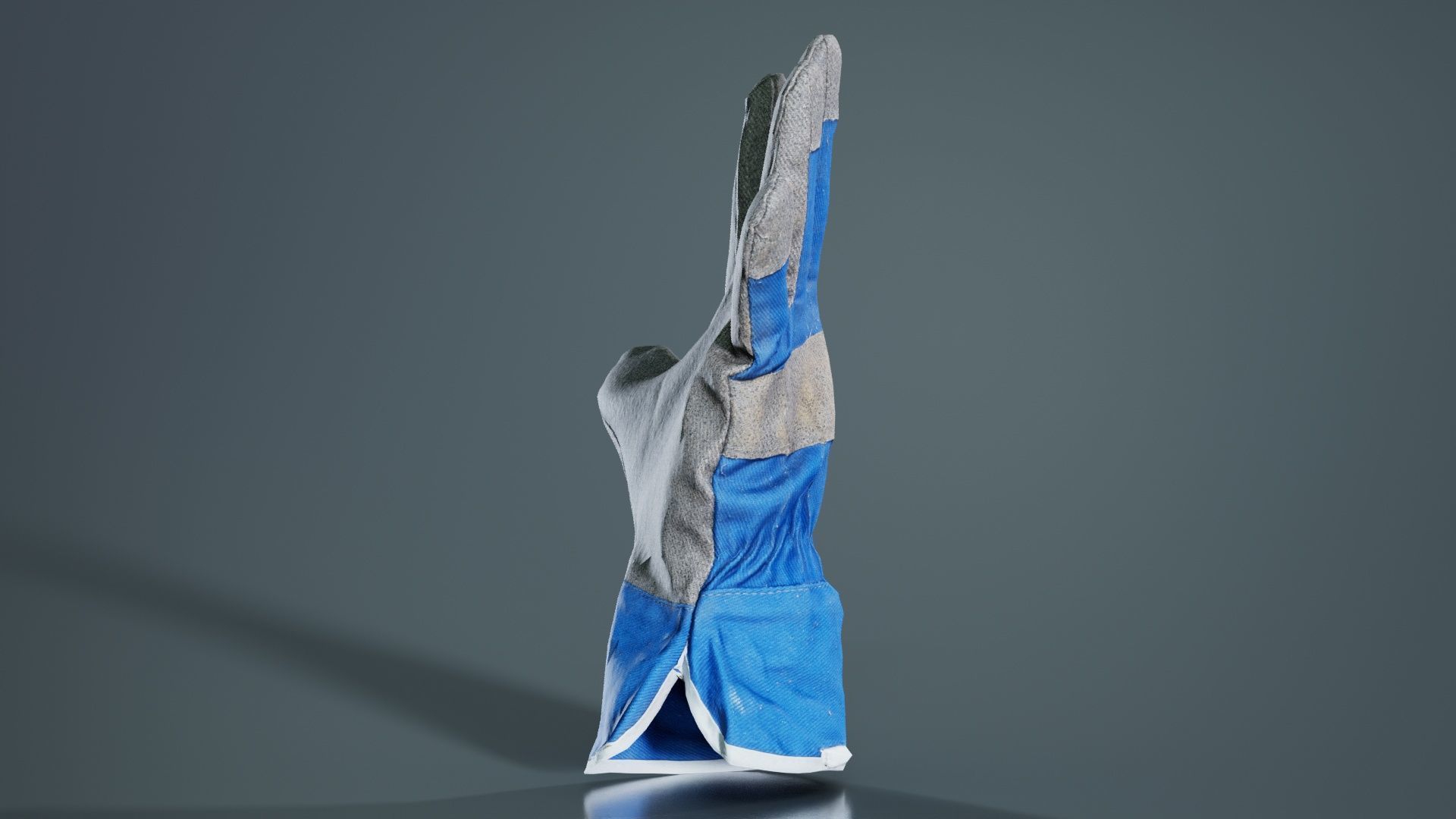 Gloved Hand 019 Low-poly 3D model_5