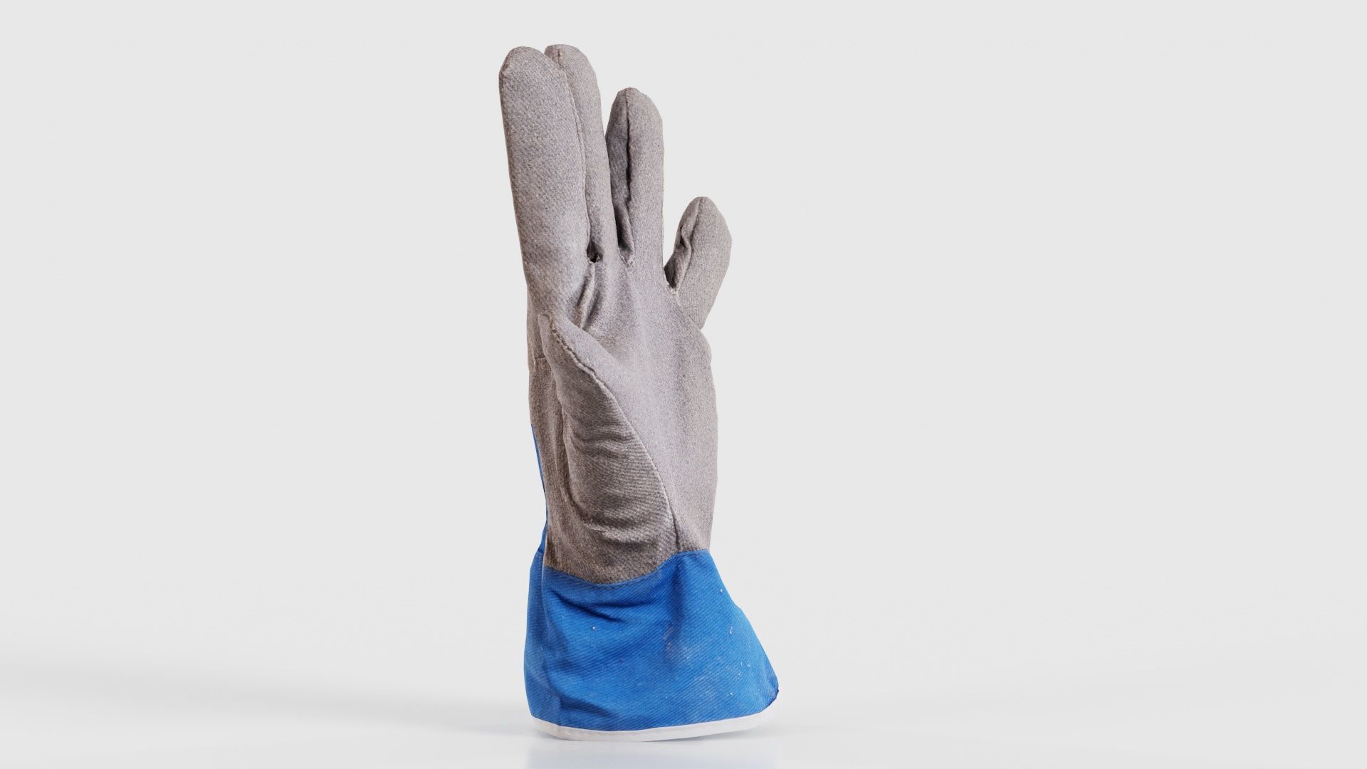 Gloved Hand 019 Low-poly 3D model_23