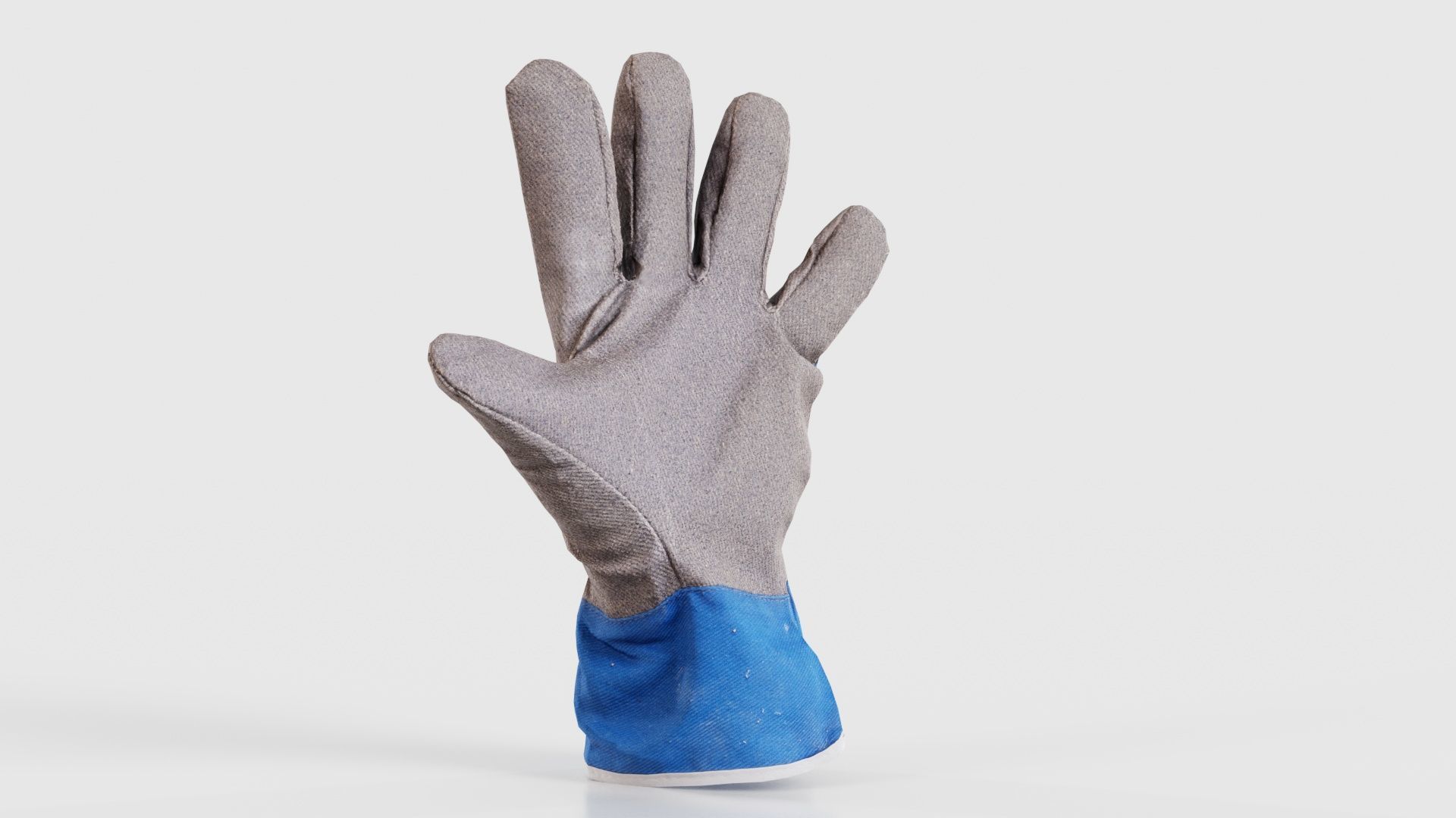 Gloved Hand 019 Low-poly 3D model_22