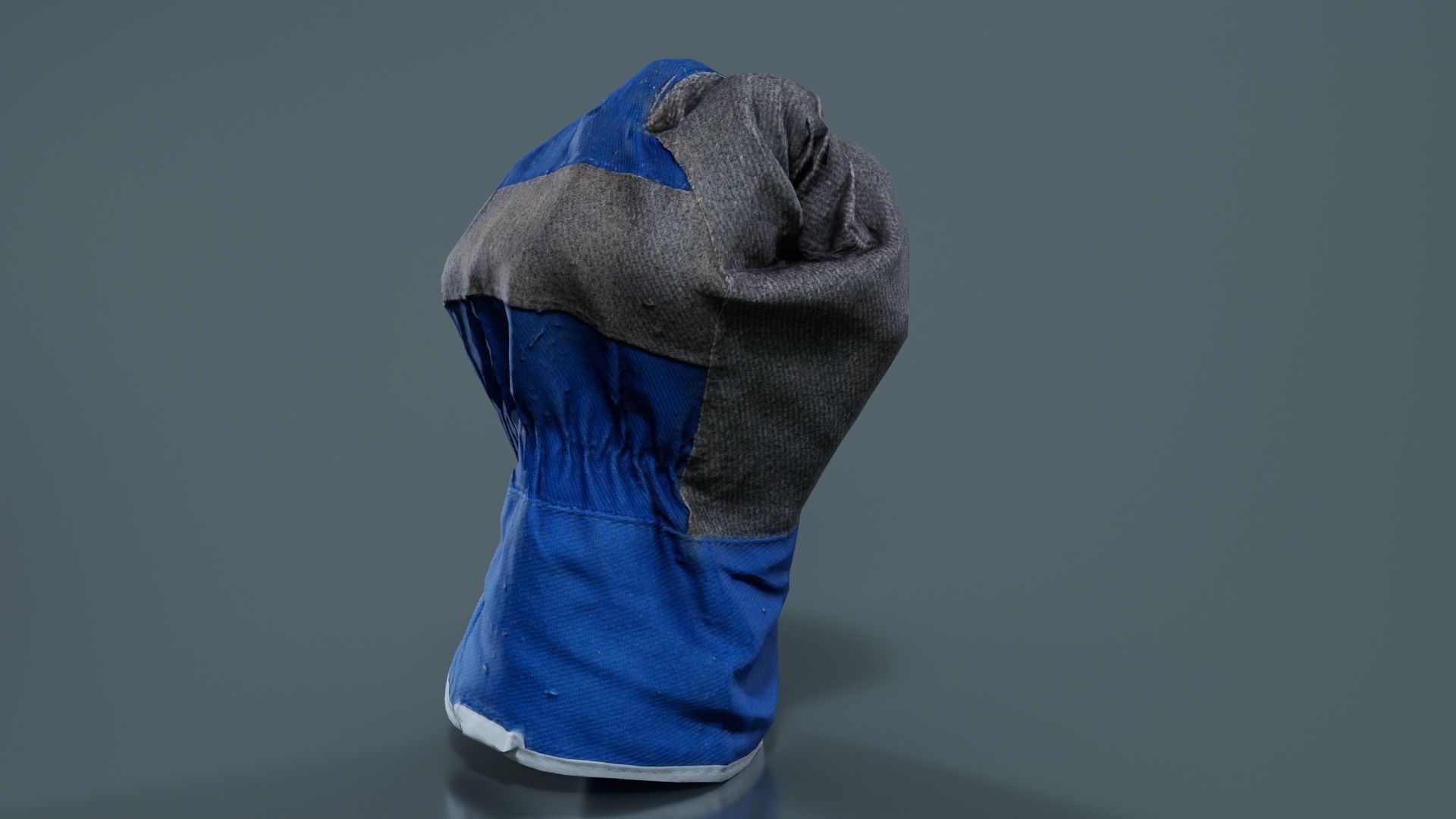 Gloved Hand 020 Low-poly 3D model_1