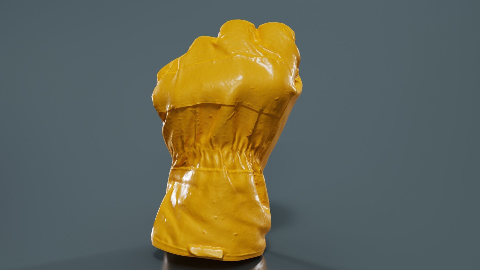 Gloved Hand 020 Low-poly 3D model_13