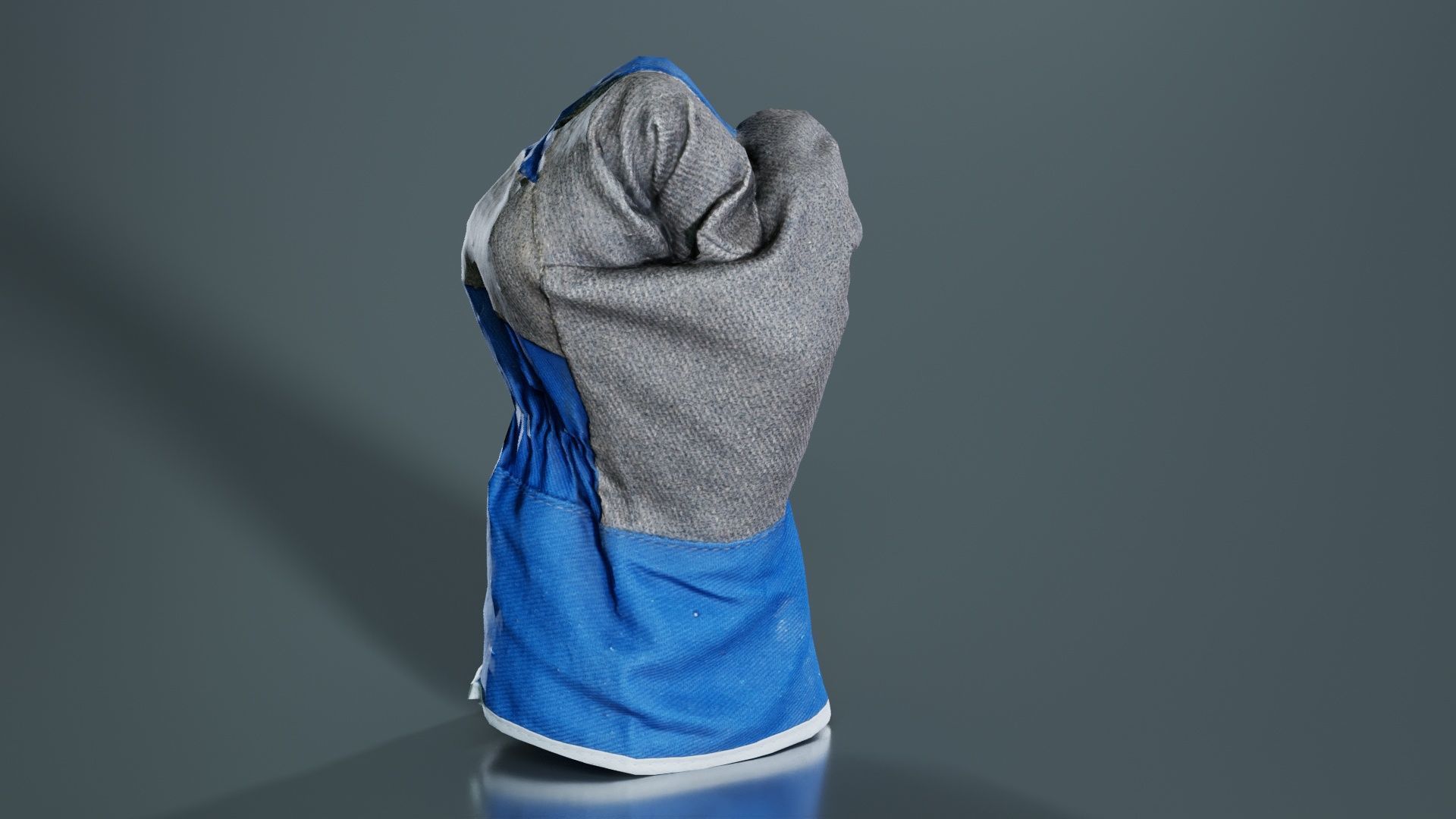 Gloved Hand 020 Low-poly 3D model_2