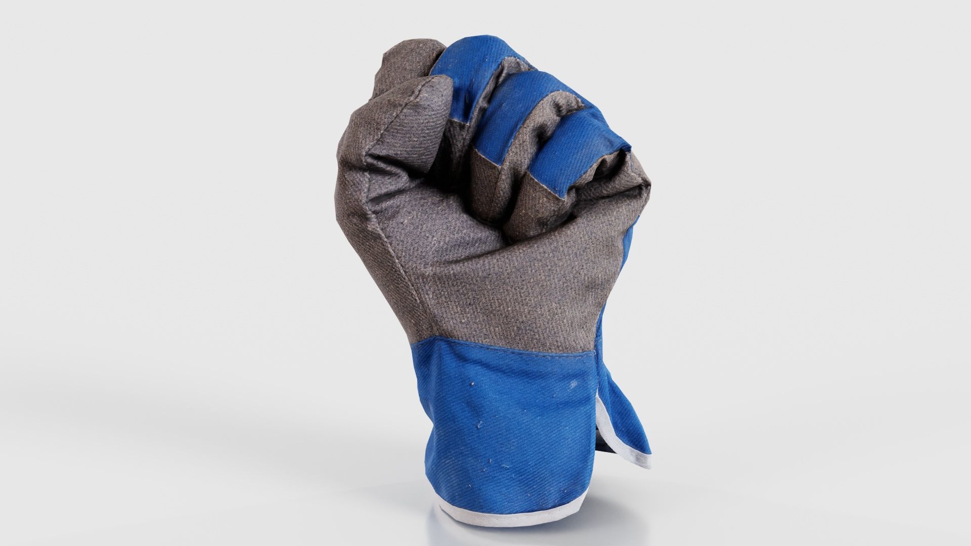 Gloved Hand 020 Low-poly 3D model_26