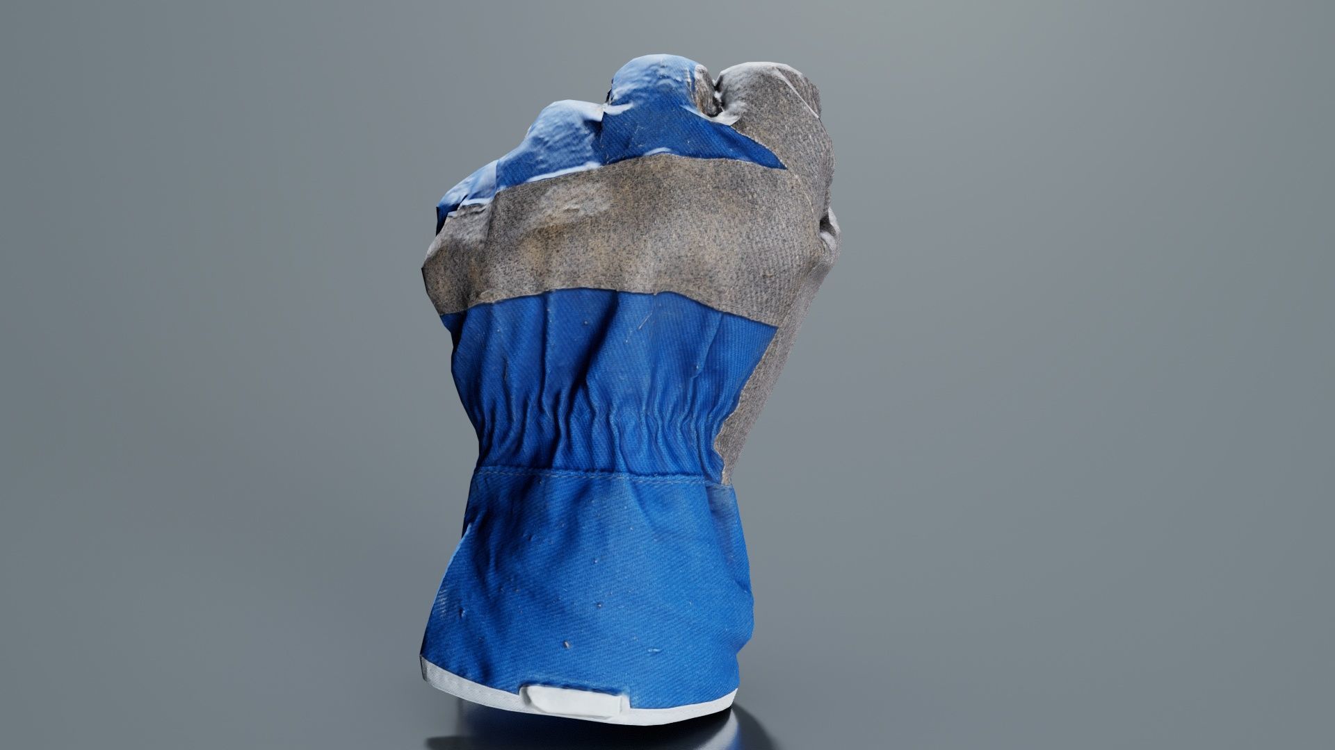 Gloved Hand 020 Low-poly 3D model_5