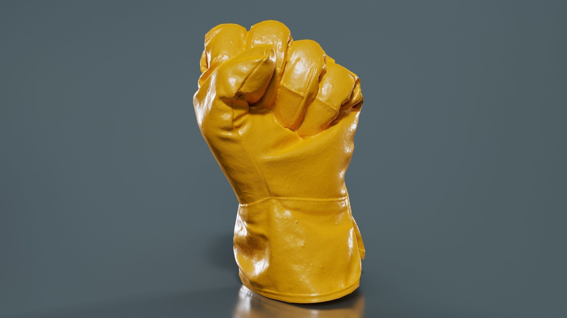 Gloved Hand 020 Low-poly 3D model_12