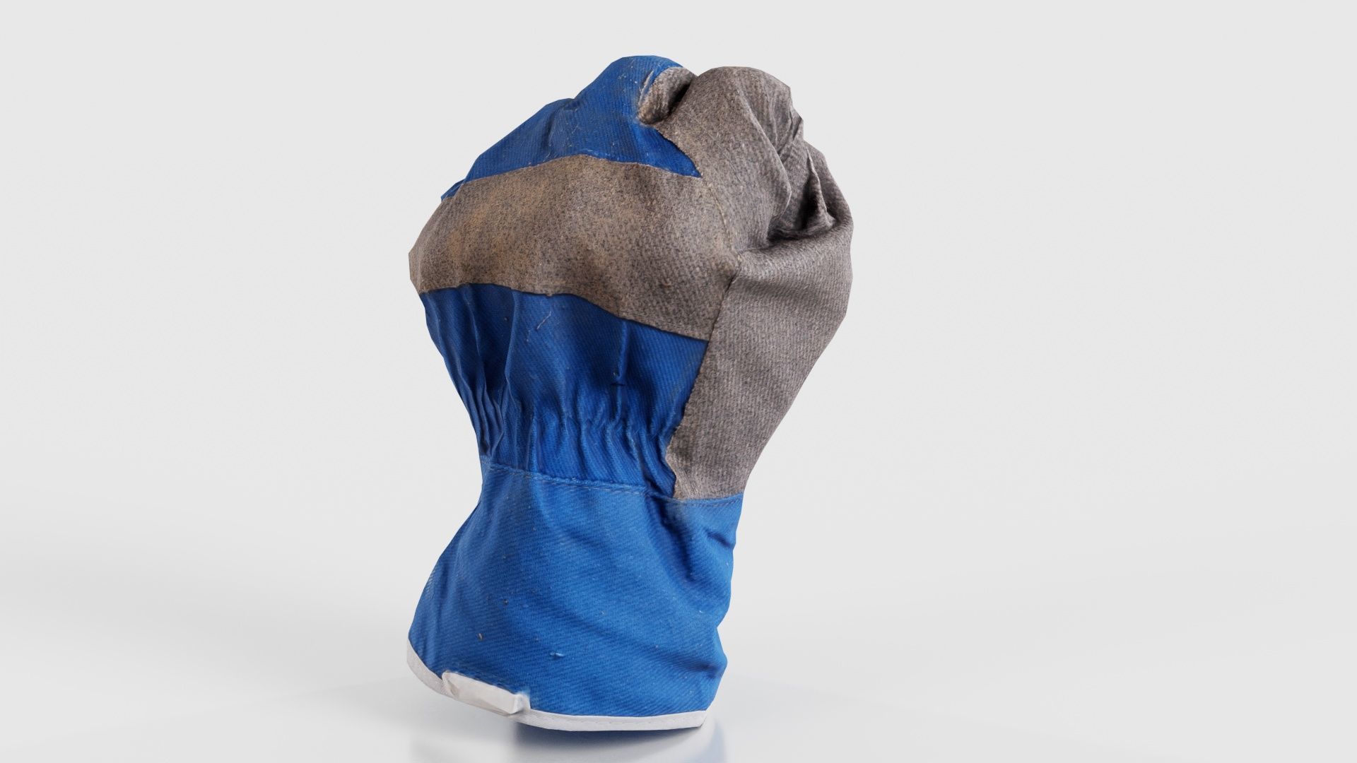 Gloved Hand 020 Low-poly 3D model_20