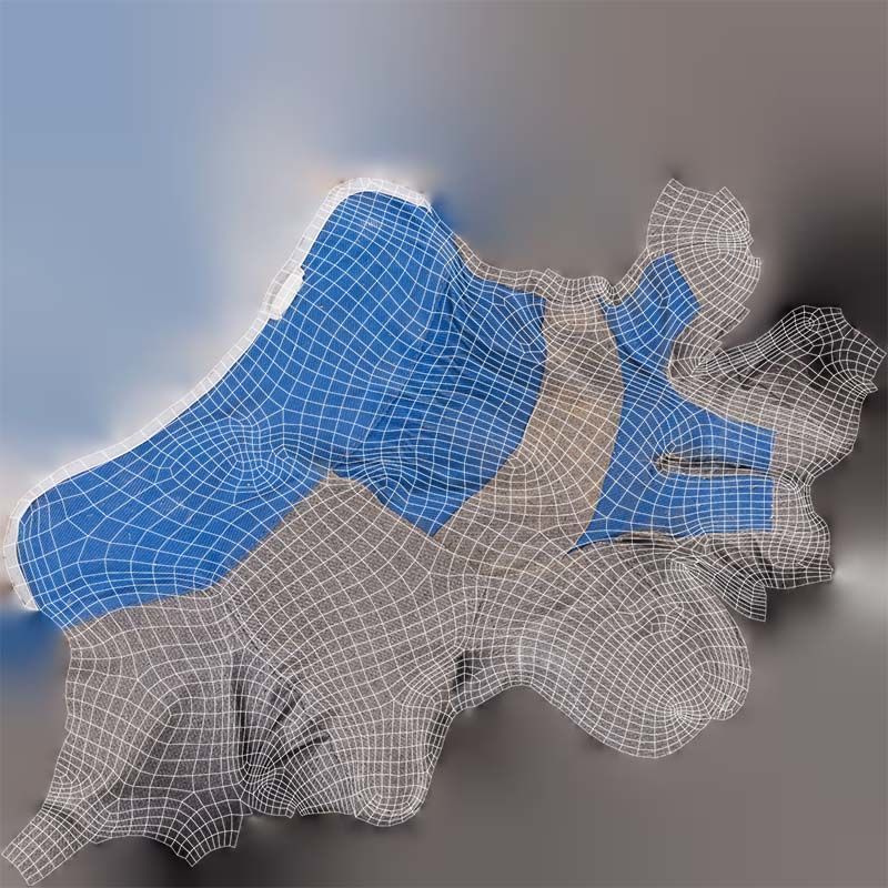 Gloved Hand 021 Low-poly 3D model_14