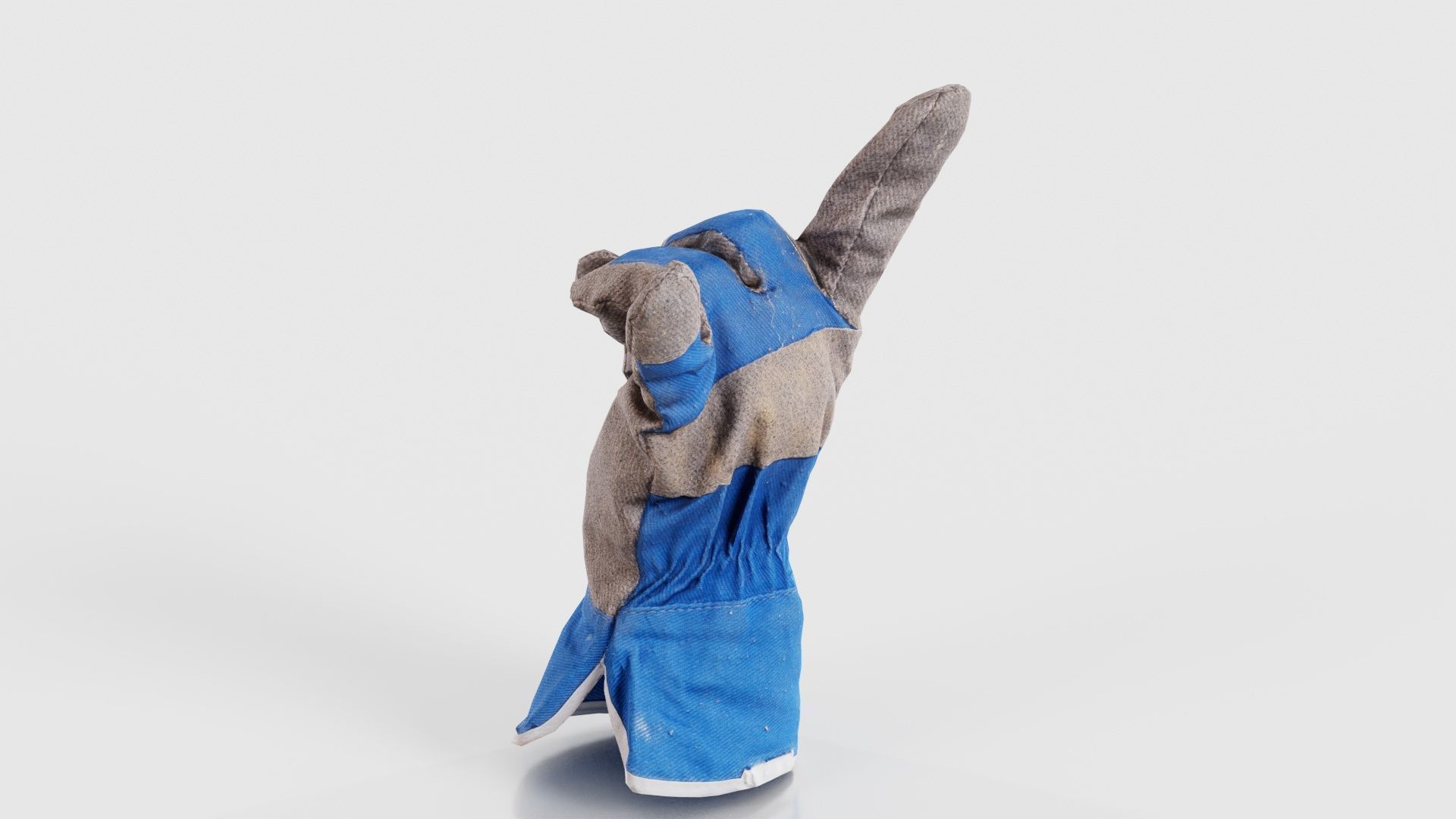 Gloved Hand 021 Low-poly 3D model_23