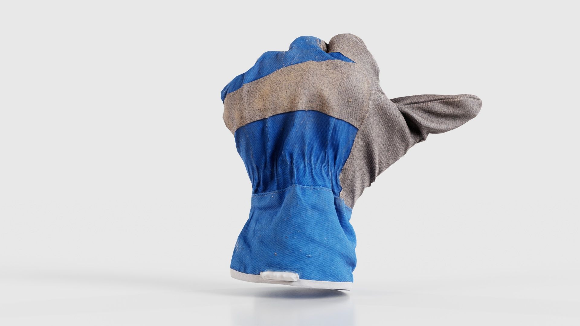 Gloved Hand 022 Low-poly 3D model_21