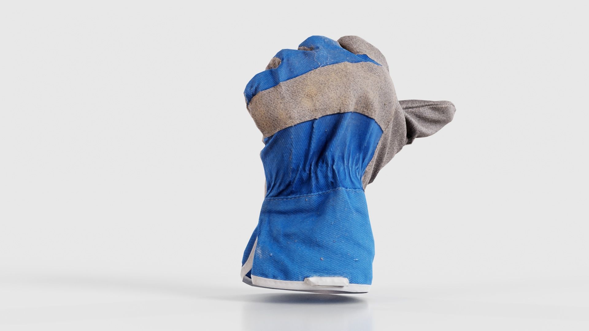 Gloved Hand 022 Low-poly 3D model_22