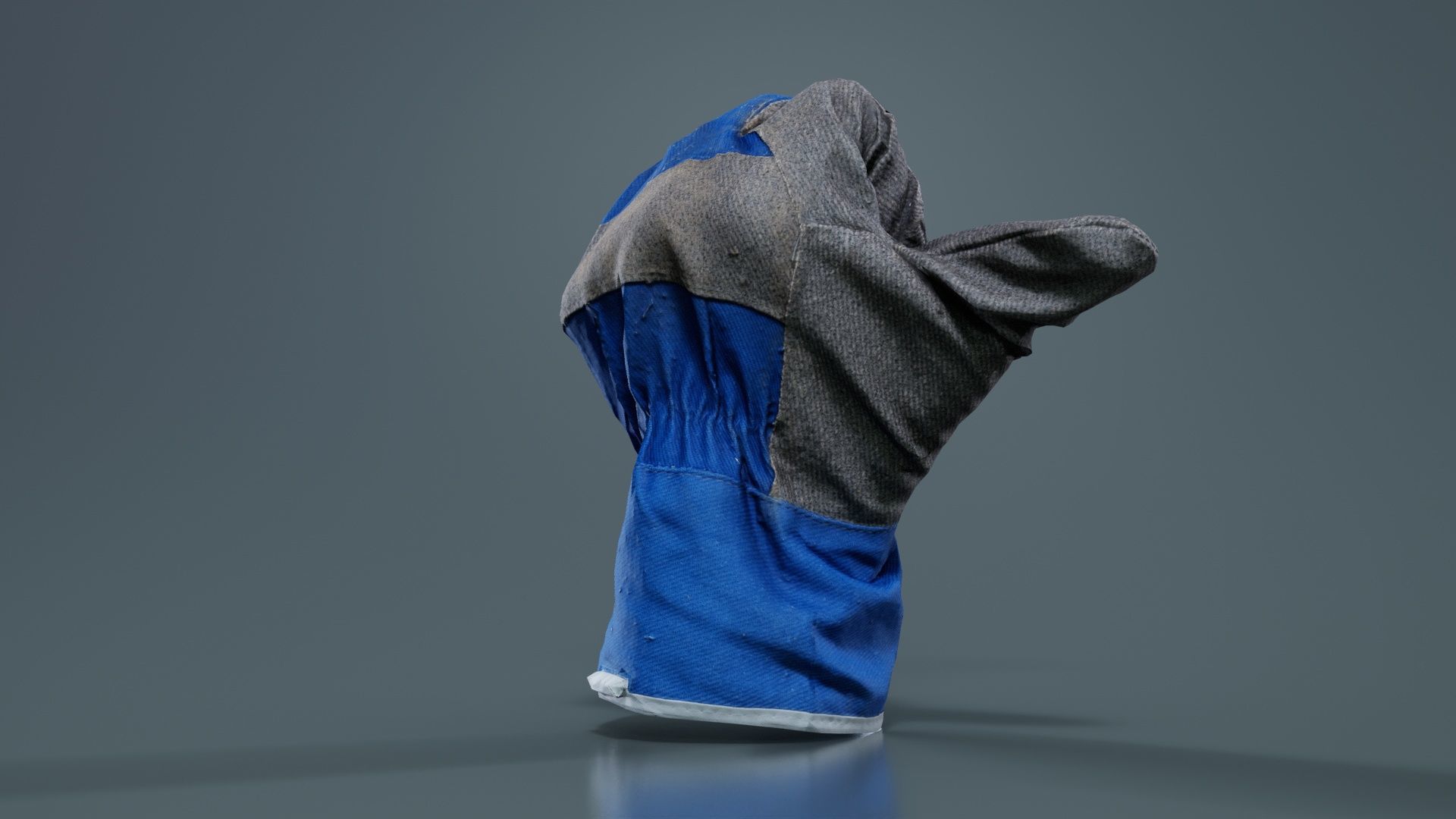 Gloved Hand 022 Low-poly 3D model_5