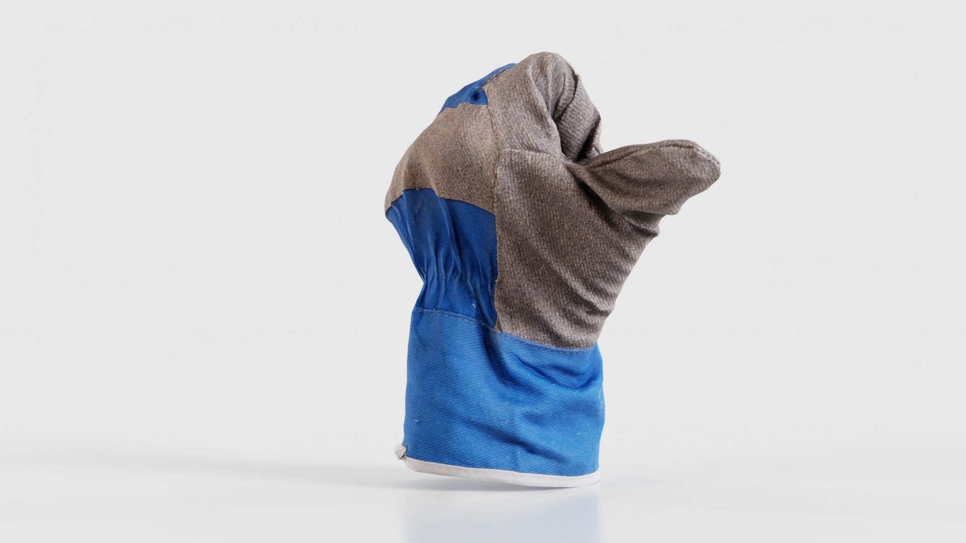 Gloved Hand 022 Low-poly 3D model_19